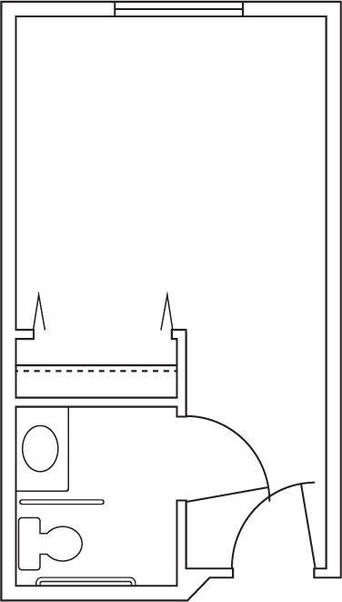 standard studio floorplan